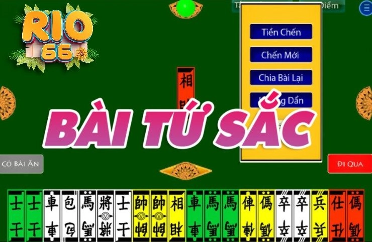 Luật lệ và cách chơi Bài Tứ Sắc Rio66 đầy đủ